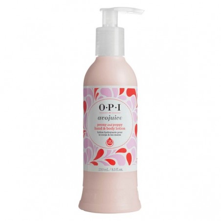 0PI Avojuice Hand- und Bodylotion "Peony and Poppy", 250ml